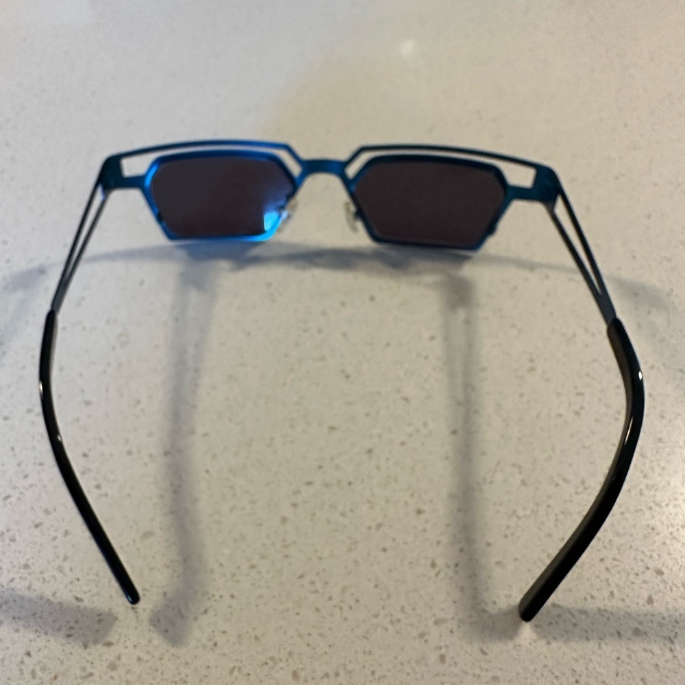 Isson Australia sunglasses pre owned Piero NBL 52 21 145 blue with blue lenses - Picture 5 of 14